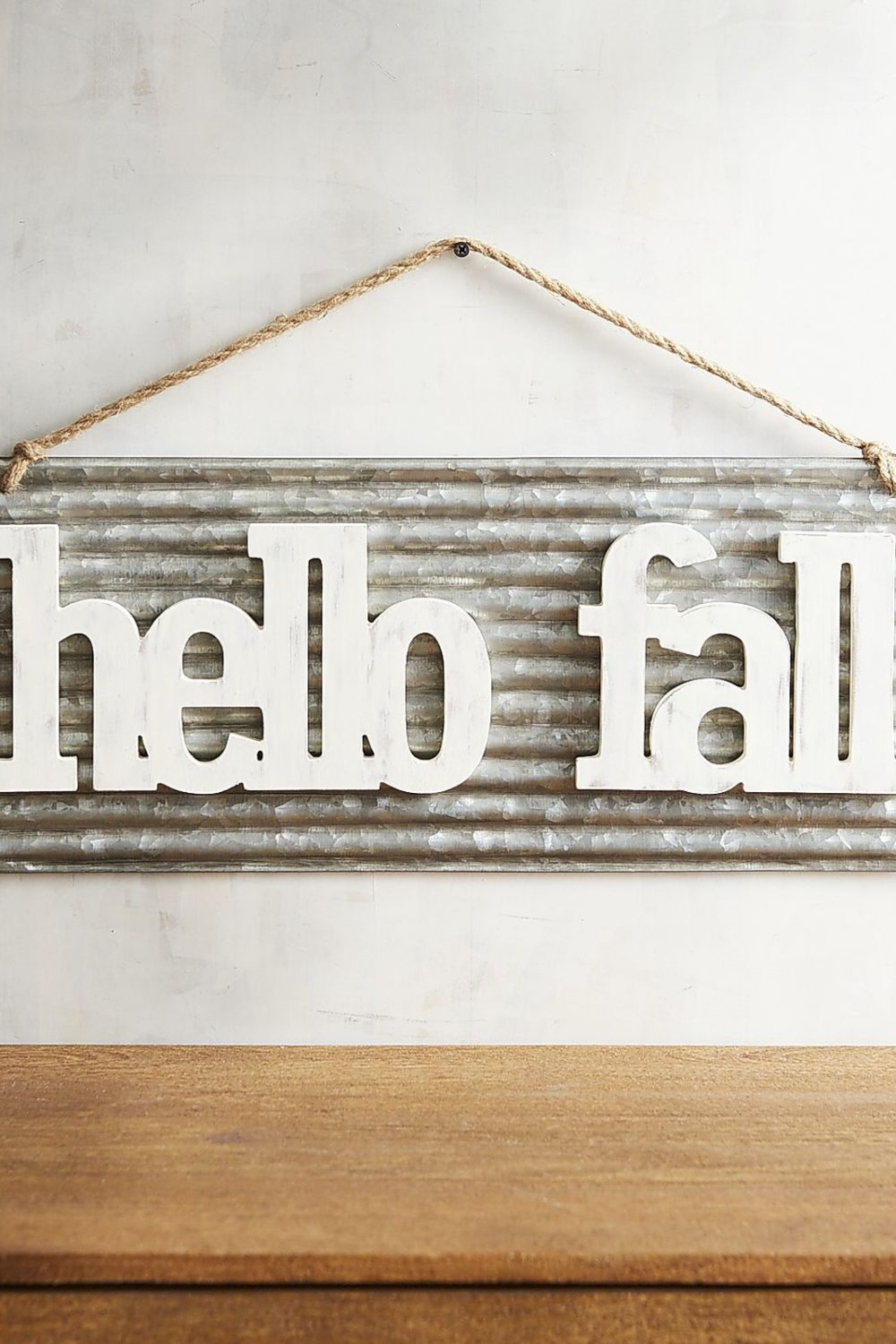 Neutral Fall Decor Hello Fall Sign Pier 1