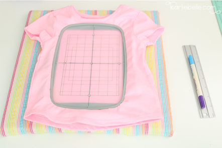 Hooping a Shirt for Machine Embroidery