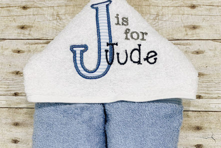 Sip & Stitch no. 6: Applique Hooded Towel