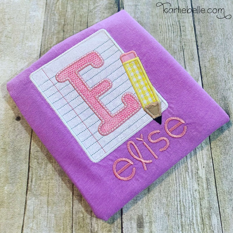 Applique Preschool Shirt