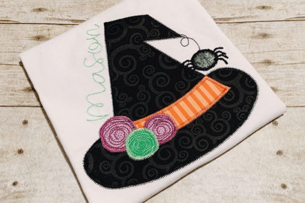 Sip & Stitch no. 7: Applique Halloween Shirt on the Brother Persona